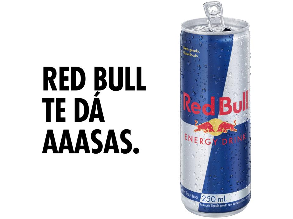 Bebida Energética Red Bull Zero Açúcar 250ml - 4 Unidades - 8