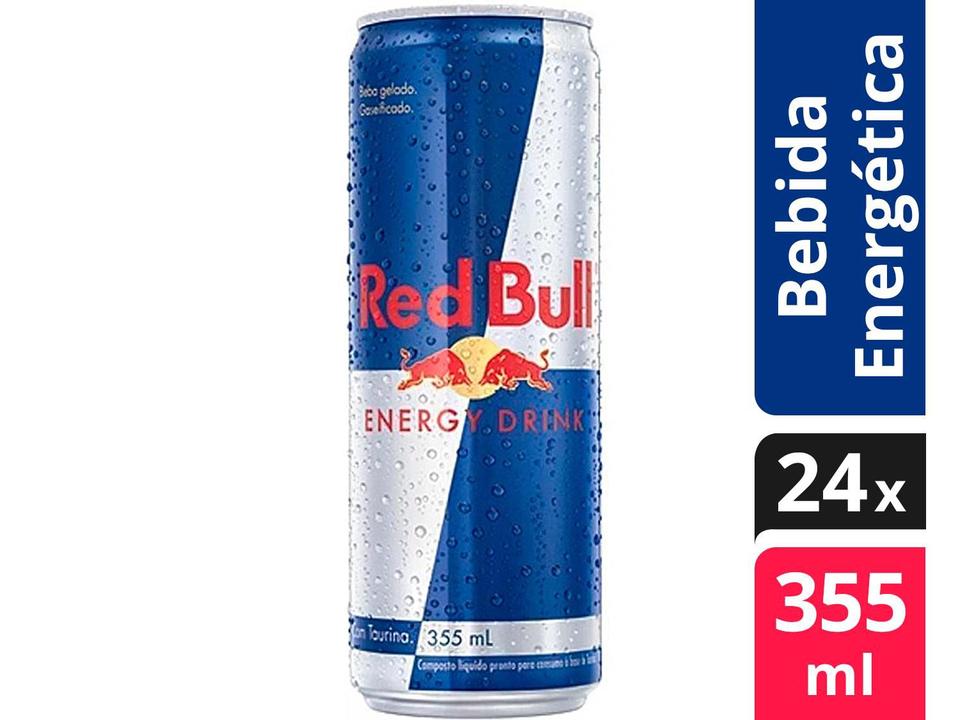 Bebida Energética Red Bull Energy Drink 355ml - 24 Unidades - 1