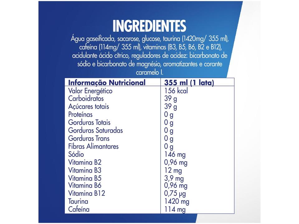 Bebida Energética Red Bull Energy Drink 355ml 4 Unidades - 2