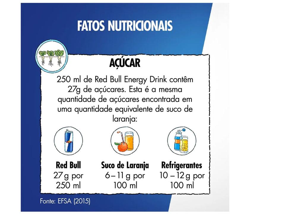 Bebida Energética Red Bull Energy Drink Edition Sugarfree Maracujá e Melão Zero Açúcar 250ml 4 Unidades - 5