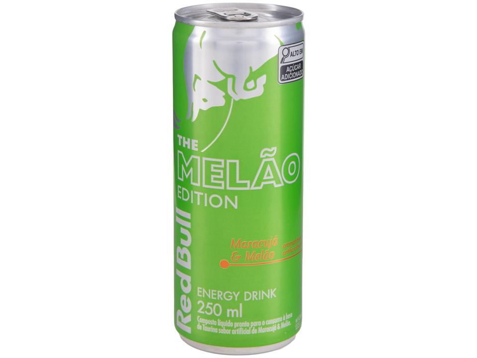 Bebida Energética Red Bull Energy Drink Edition Sugarfree Maracujá e Melão Zero Açúcar 250ml 4 Unidades - 6