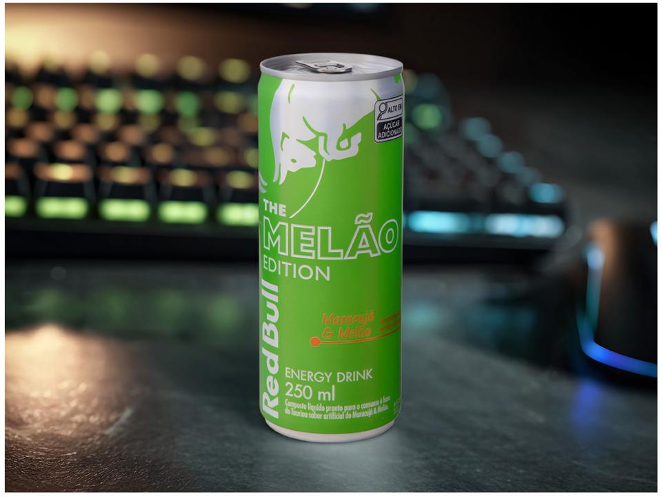 Bebida Energética Red Bull Energy Drink Edition Sugarfree Maracujá e Melão Zero Açúcar 250ml 4 Unidades - 1