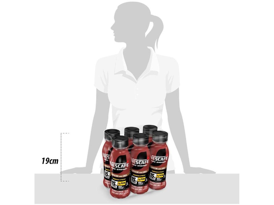 Bebida Lactea com 15g de Proteínas Nescafe Pro-Energy Capuccino Canela 270ml 6 unidades - 2
