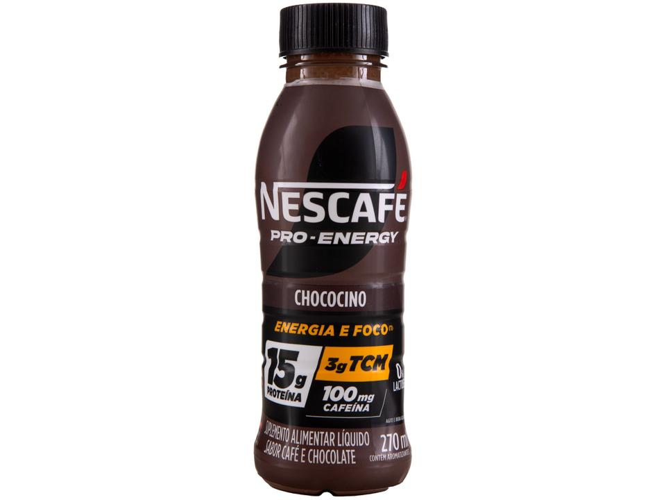 Bebida Lactea com 15g de Proteínas Nescafe Pro-Energy Chococino 270ml 6 unidades - 4