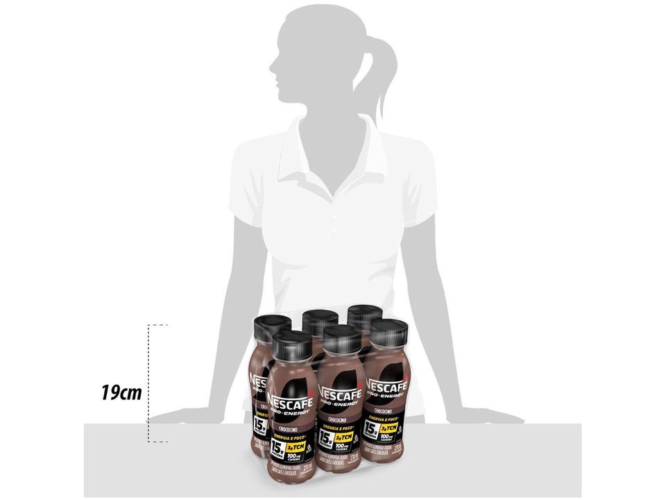 Bebida Lactea com 15g de Proteínas Nescafe Pro-Energy Chococino 270ml 6 unidades - 3
