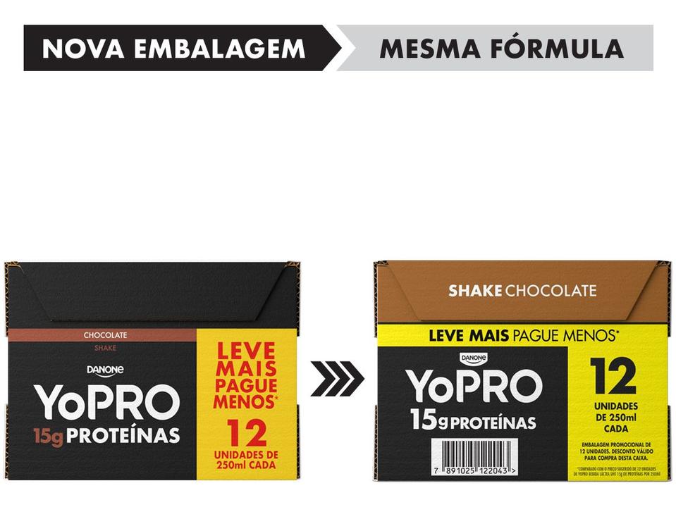 Bebida Láctea UHT YoPRO 15g de Proteínas - 6