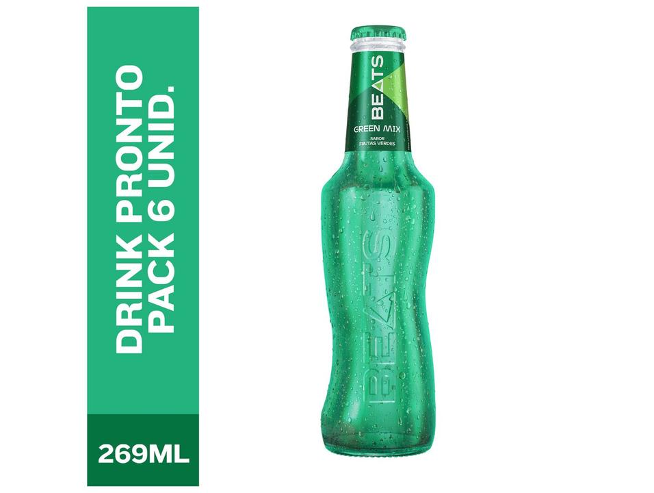 Bebida Mista Beats Green Mix Frutas Verdes 269ml 6 Unidades - 1