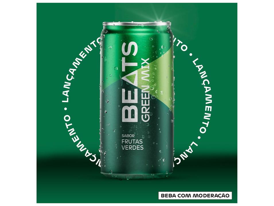 Bebida Mista Beats Green Mix Frutas Verdes 269ml 8 Unidades - 4