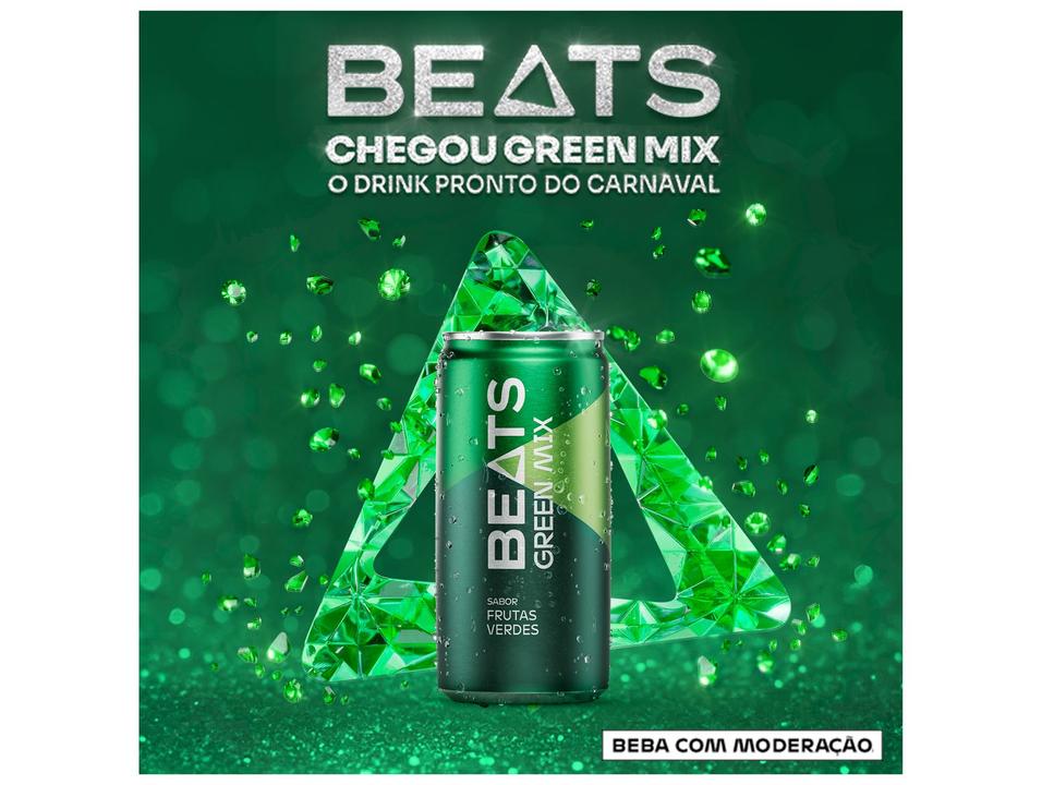 Bebida Mista Beats Green Mix Frutas Verdes 269ml 8 Unidades - 3