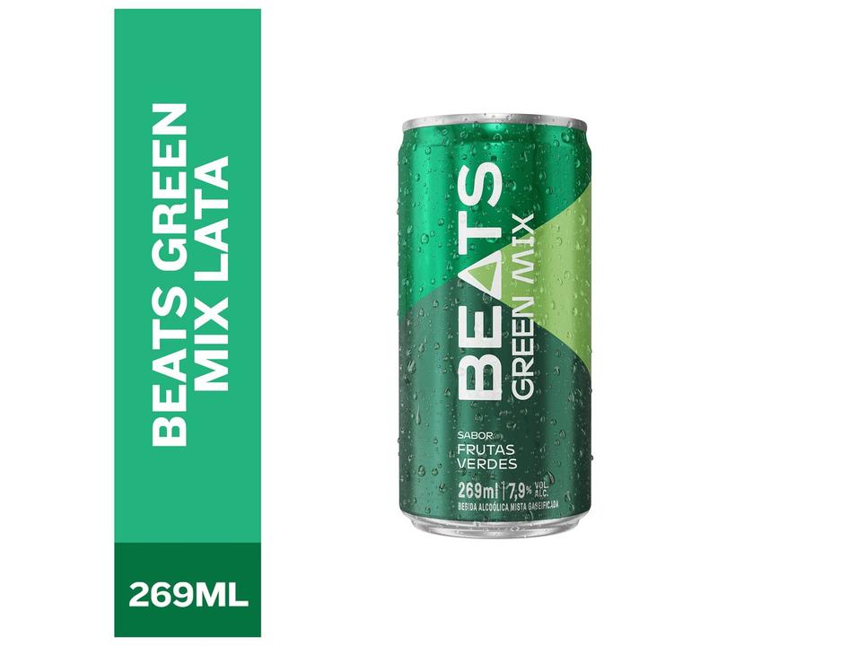Bebida Mista Beats Green Mix Frutas Verdes 269ml 8 Unidades - 1