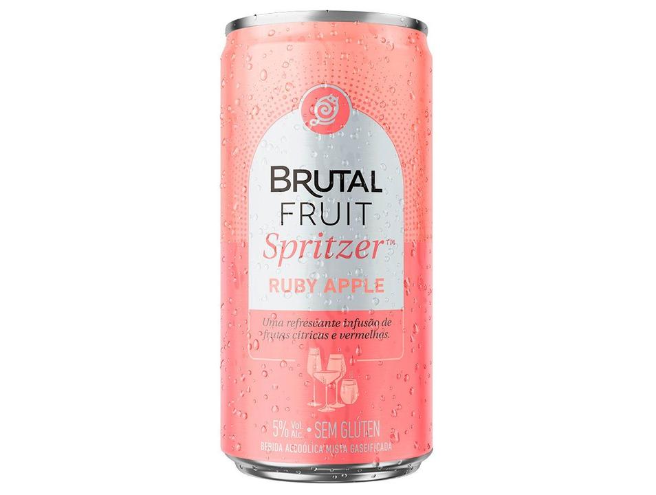 Bebida Mista Brutal Fruit Spritzer de Ruby Apple 269ml 1 Pack com 8 latas - 2