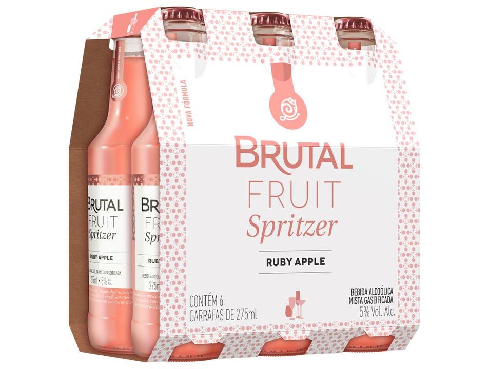 Bebida Mista Brutal Fruit Spritzer Ruby Apple 275ml 6 Unidades - 3