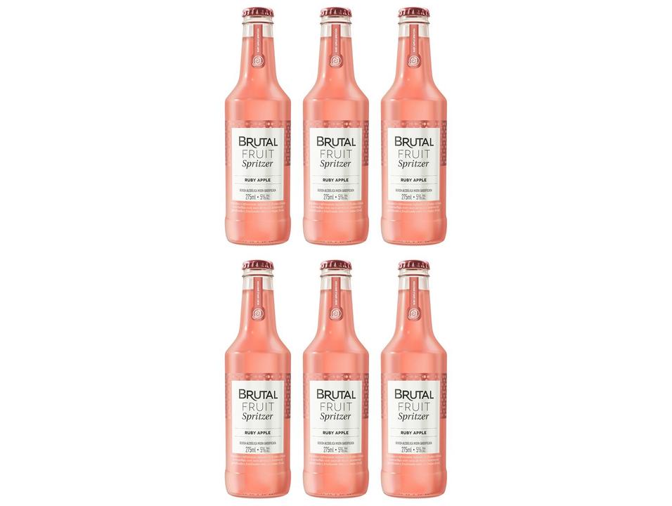 Bebida Mista Brutal Fruit Spritzer Ruby Apple 275ml 6 Unidades - 1