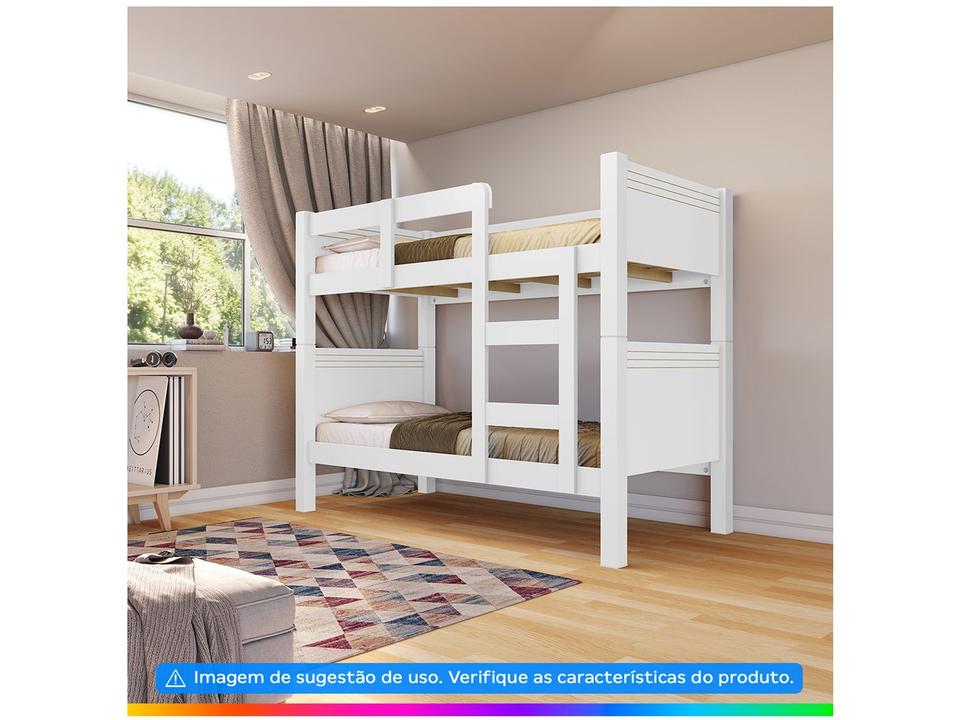 Beliche em MDF e MDP  Conquista Móveis Madri Branco - 1