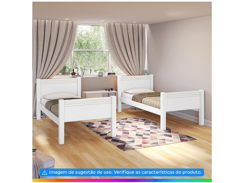 Beliche em MDF e MDP  Conquista Móveis Madri Branco - 2