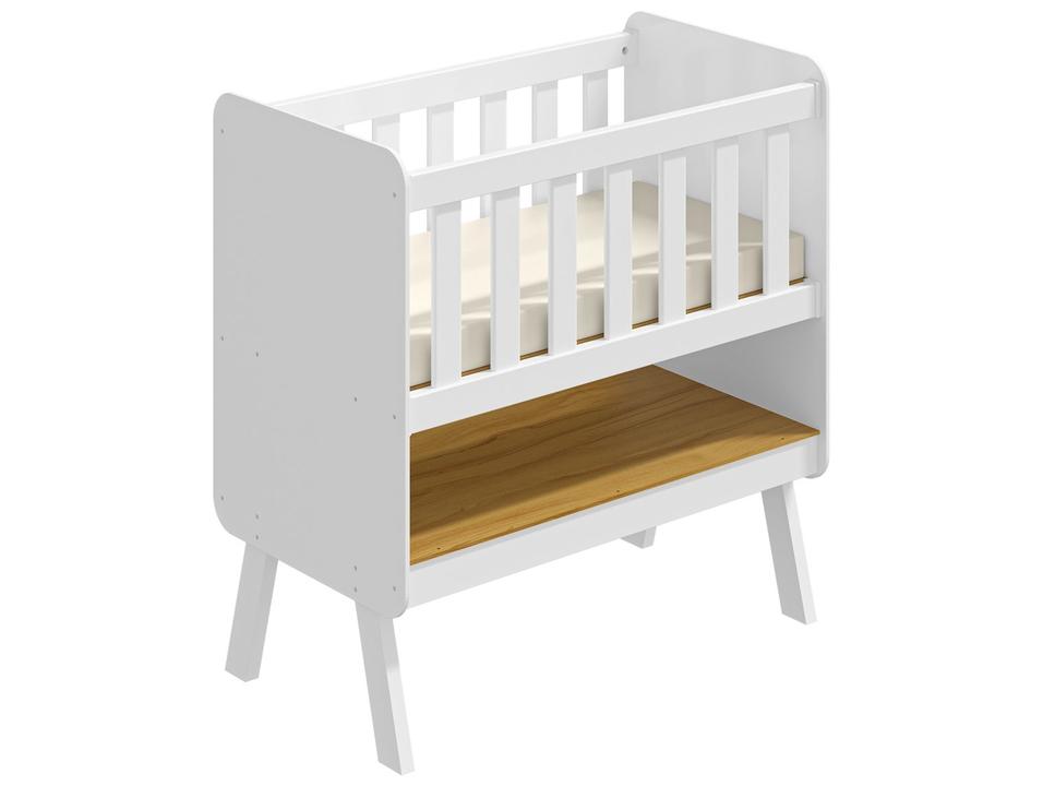 Berço Branco Moveis Peroba Carinho - 1