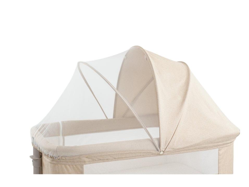 Berço Co-leito Cosco Kids Cubbie com Mosquiteiro Até 9kg Bege - 26