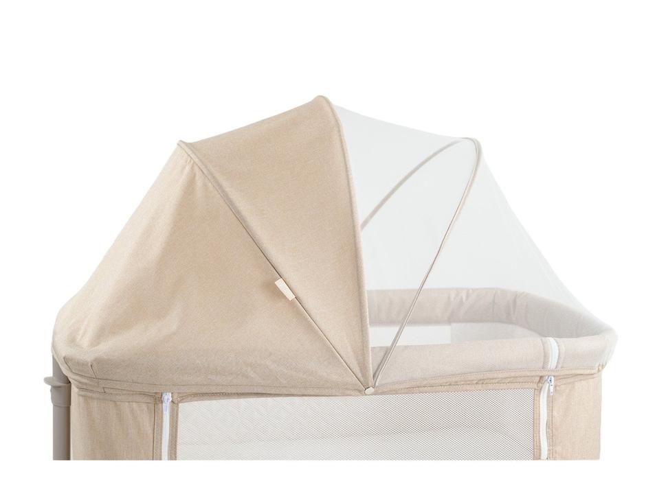 Berço Co-leito Cosco Kids Cubbie com Mosquiteiro Até 9kg Bege - 25