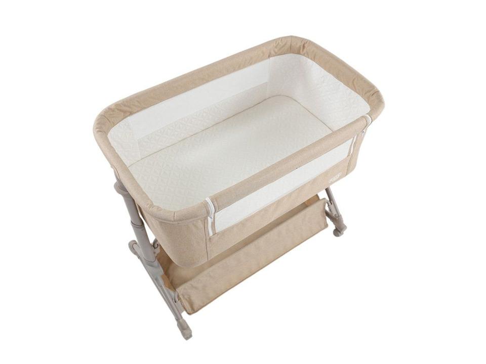 Berço Co-leito Cosco Kids Cubbie com Mosquiteiro Até 9kg Bege - 17