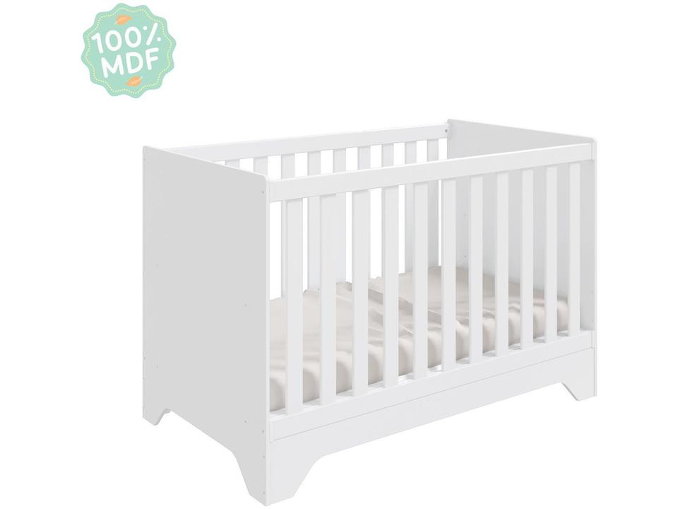Berço Mini Cama Branco Moveis Peroba Encantare - 4