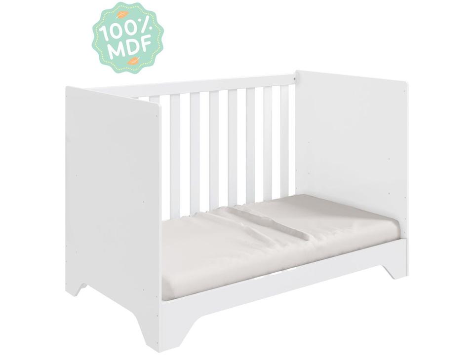 Berço Mini Cama Branco Moveis Peroba Encantare - 10