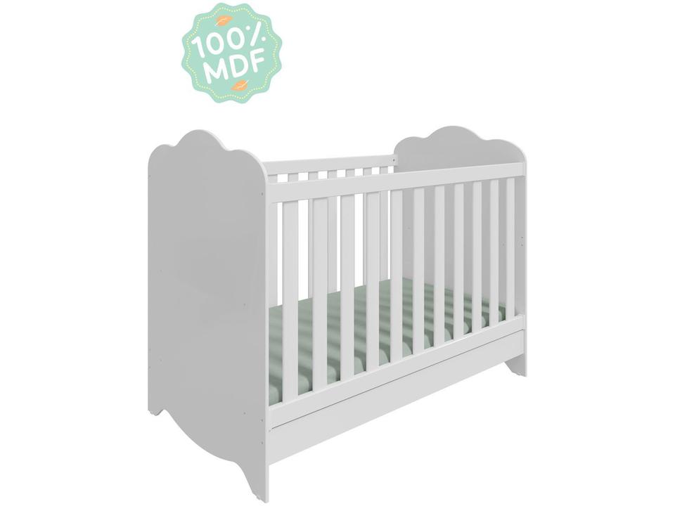Berço Mini Cama Branco Moveis Peroba Harmonia - 5