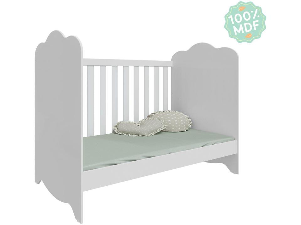 Berço Mini Cama Branco Moveis Peroba Harmonia - 10