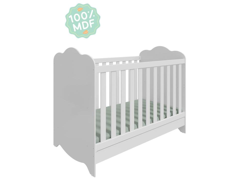 Berço Mini Cama Branco Moveis Peroba Harmonia - 7