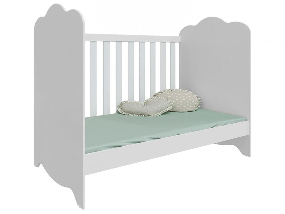 Berço Mini Cama Branco Moveis Peroba Harmonia - 4