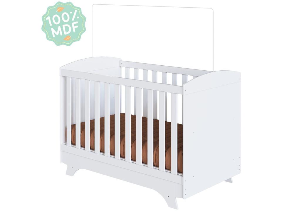 Berço Mini Cama Branco Móveis Peroba Magia - 6