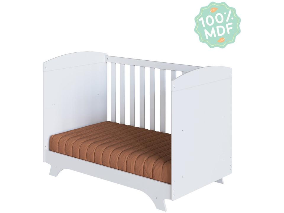 Berço Mini Cama Branco Móveis Peroba Magia - 8