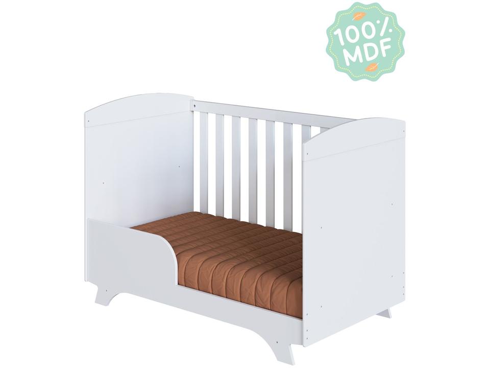 Berço Mini Cama Branco Móveis Peroba Magia - 9