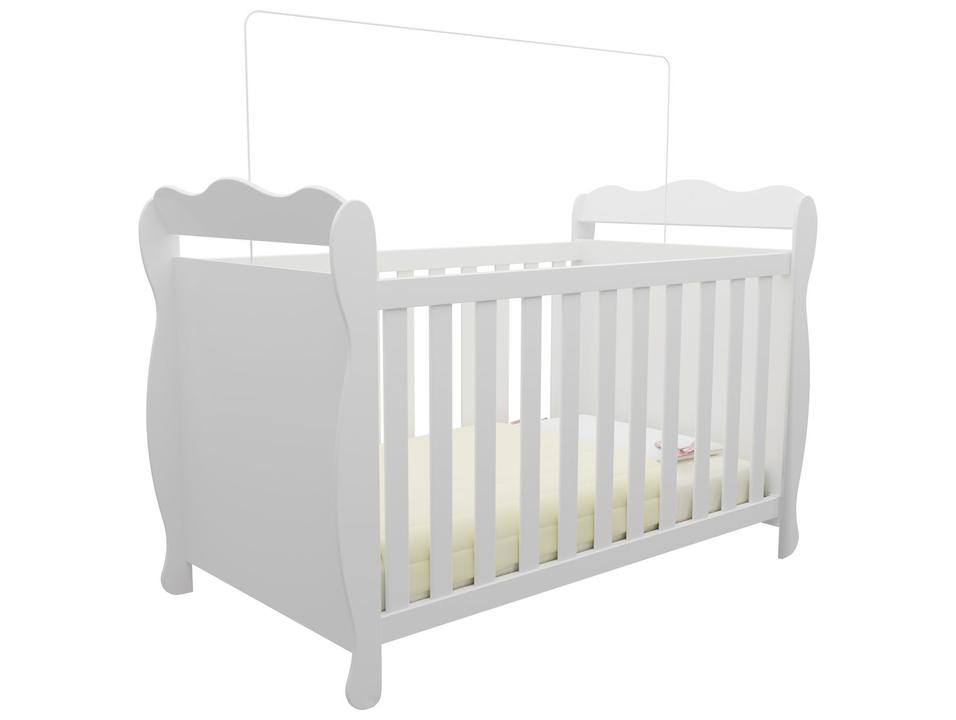 Berço Mini Cama Branco Moveis Peroba Ninho - 2