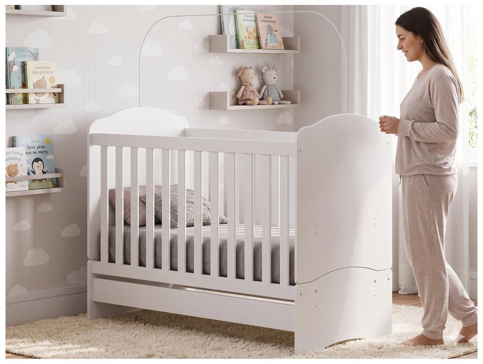 Berço/Mini Cama Grade Fixa 2 Níveis de Altura Henn - 1
