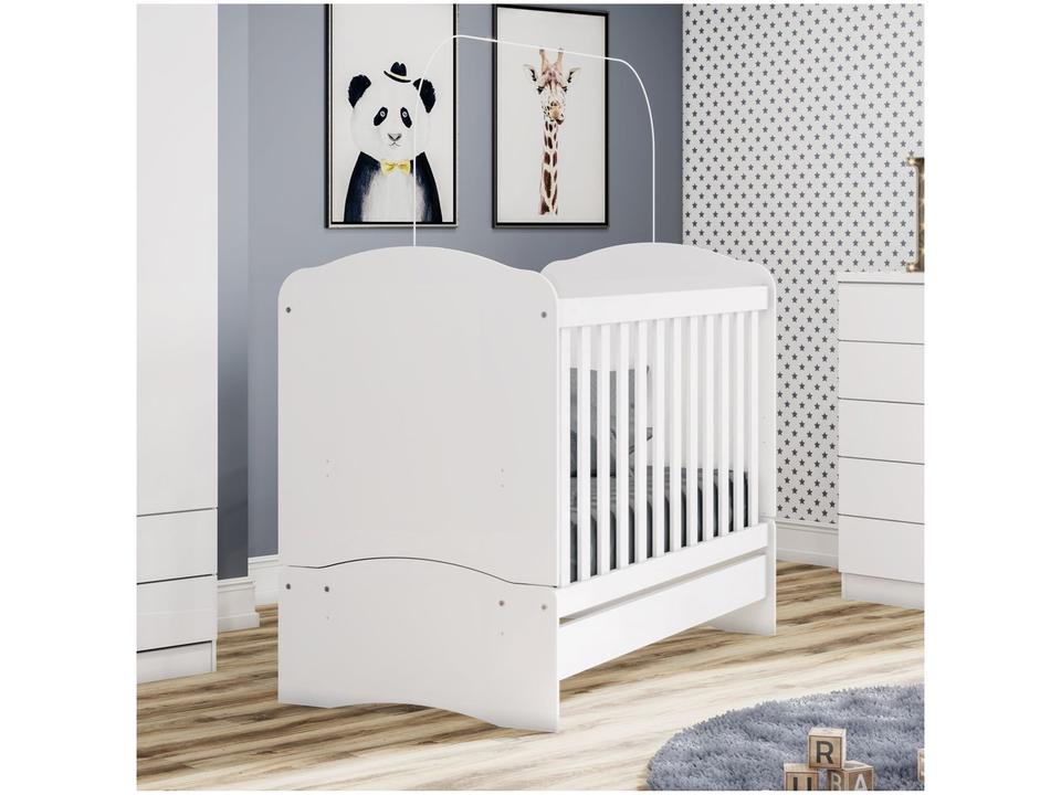 Berço/Mini Cama Grade Fixa 2 Níveis de Altura Henn - 1