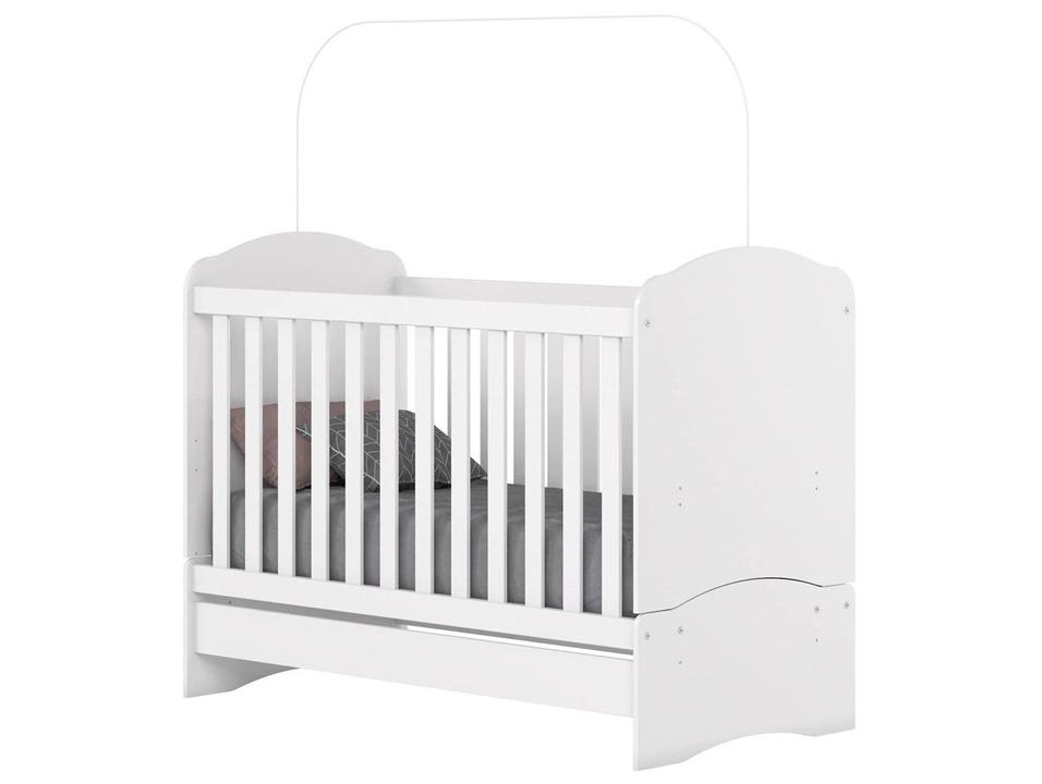 Berço/Mini Cama Grade Fixa 2 Níveis de Altura Henn - 4