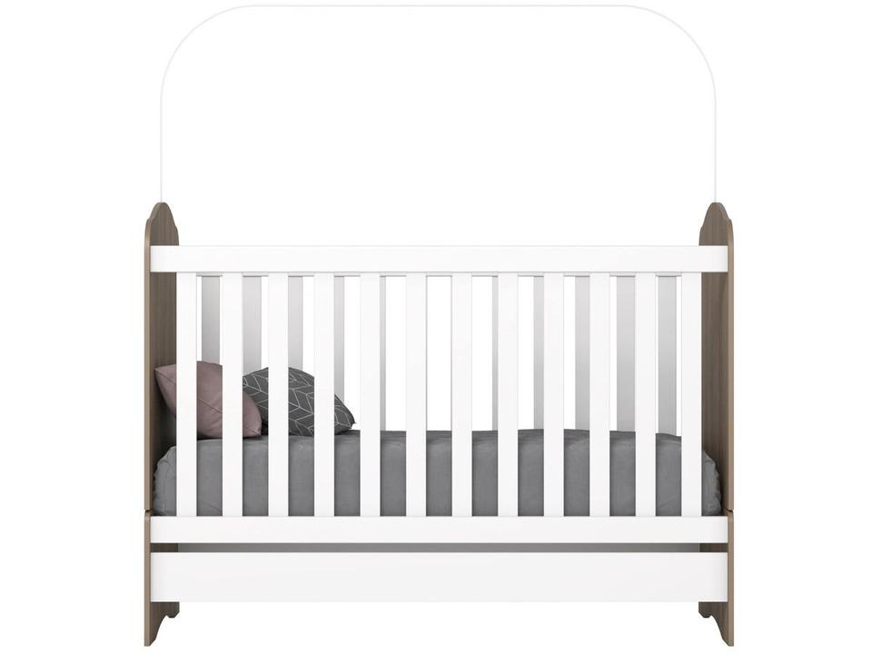 Berço/Mini Cama Grade Fixa 2 Níveis de Altura Henn - 7