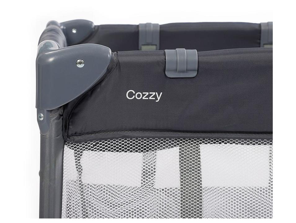 Berço Portátil Cosco Kids Cozzy até 18kg Cinza - 10