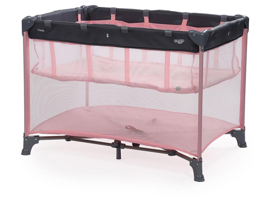 Berço Portátil Cosco Kids Cozzy até 18kg Rosa - 8
