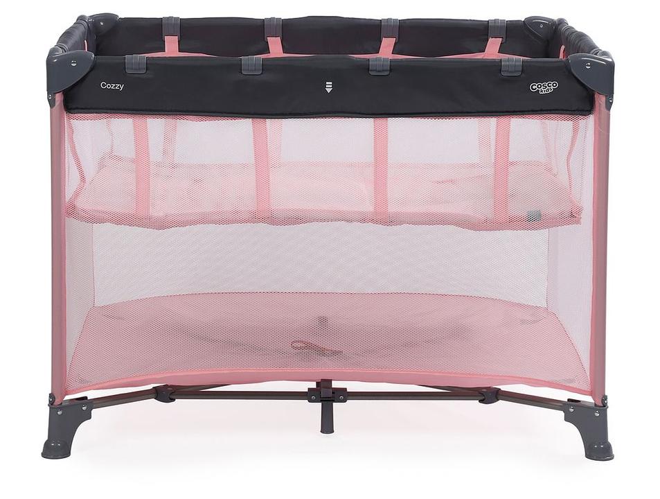 Berço Portátil Cosco Kids Cozzy até 18kg Rosa - 7