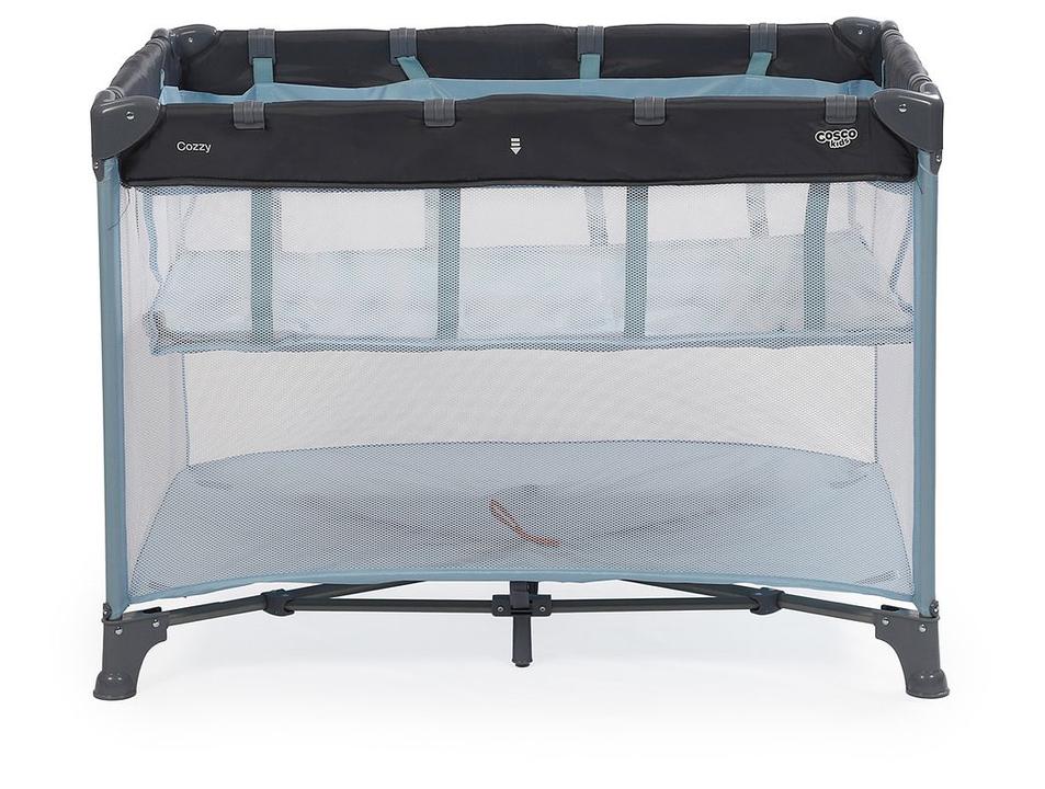 Berço Portátil Cosco Kids Cozzy com Mosquiteiro 0 a 18kg Azul - 1