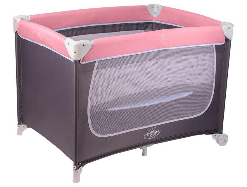 Berço Portátil Desmontável Baby Style Confort Rosa - 2
