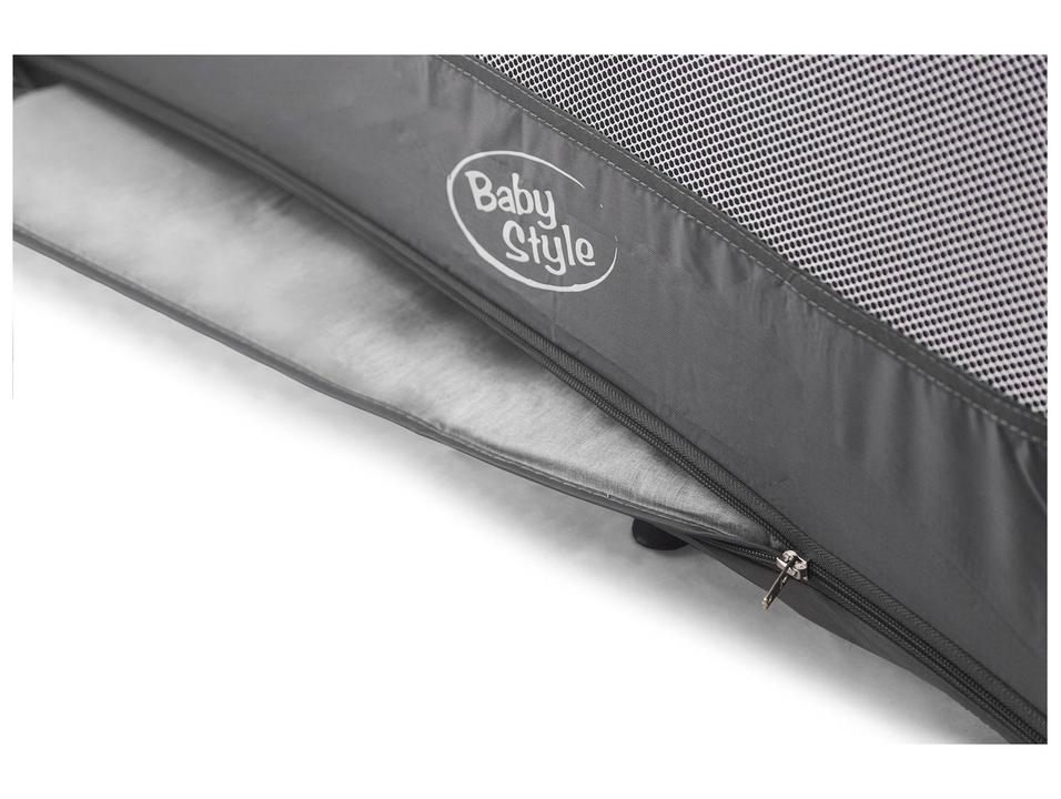 Berço Portátil Desmontável Baby Style Joly Cinza - 5