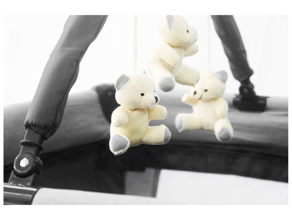 Berço Portátil Desmontável Baby Style Joly Cinza - 3