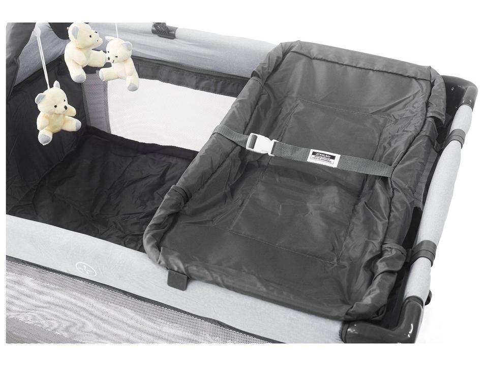 Berço Portátil Desmontável Baby Style Joly Cinza - 4