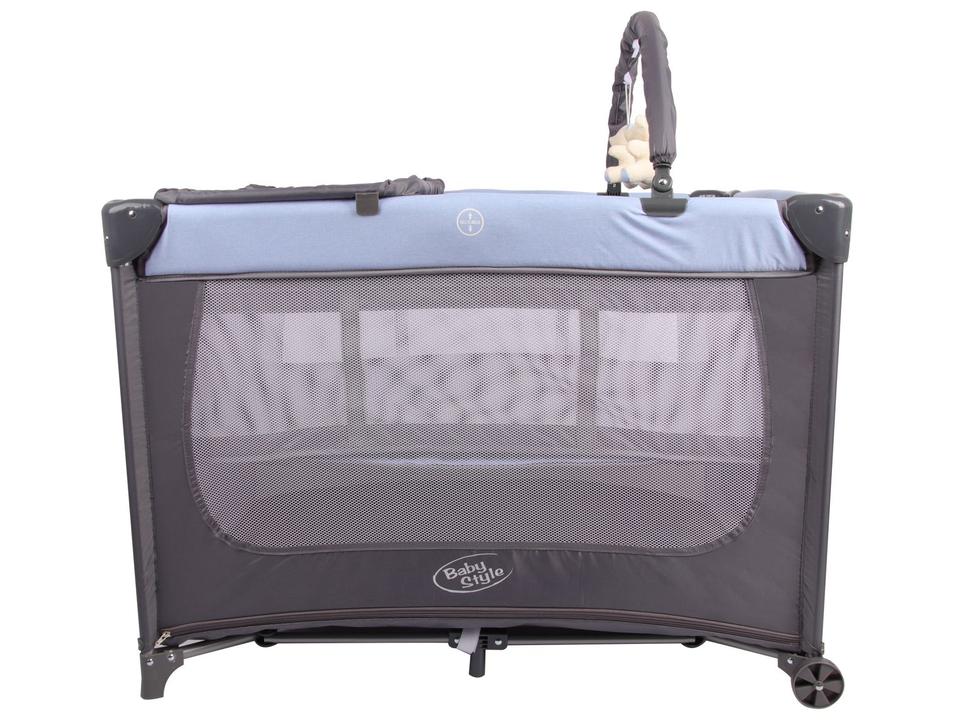Berço Portátil Desmontável Baby Style Joly com Mosquiteiro Azul - 1