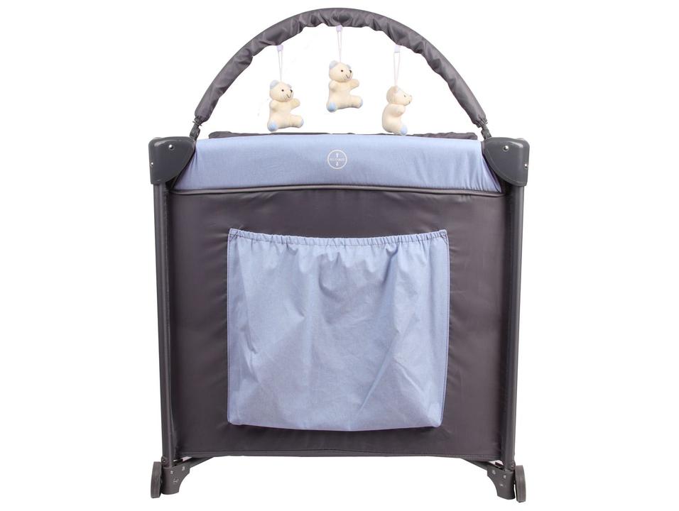 Berço Portátil Desmontável Baby Style Joly com Mosquiteiro Azul - 2