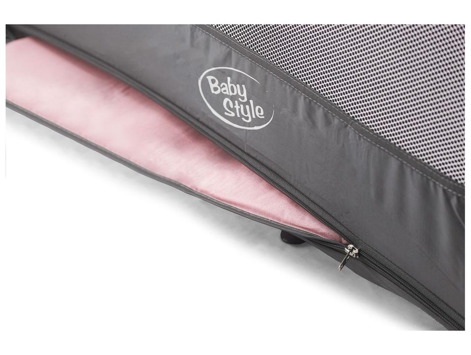 Berço Portátil Desmontável Baby Style Joly Rosa - 5