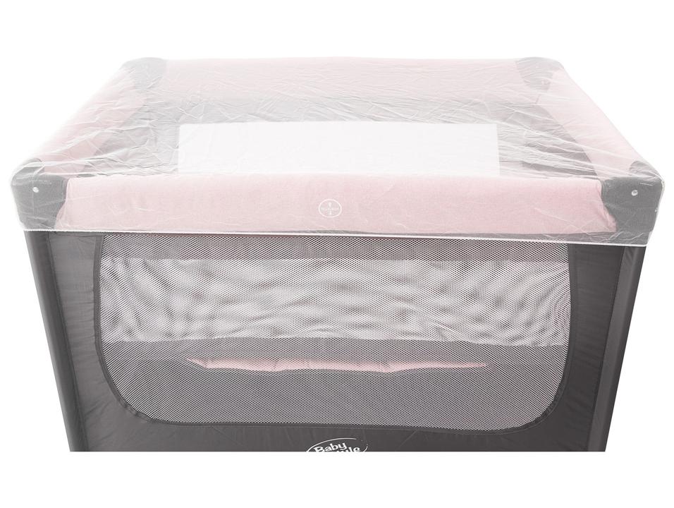 Berço Portátil Desmontável Baby Style Joly Rosa - 6