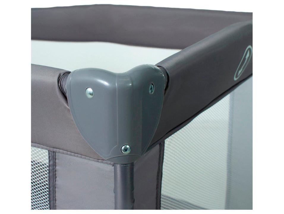Berço Portátil Galzerano Basic com Colchão e Mosquiteiro 0 a 18kg Cinza - 4